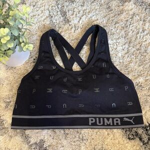 Puma Women’s Strappy Black Sports Bra
